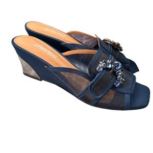 J.Renee Embellished Slip-on Wedge’s! Offers Welcomed!